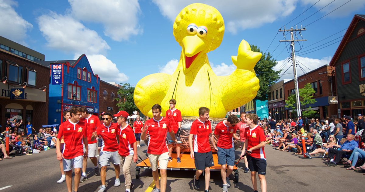 Gold Cup Parade Charlottetown, PEI An Old Home Week Event